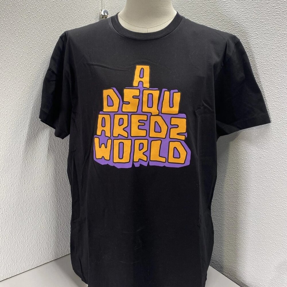 DSquared2 Men’s Reverse World Cool Fit Logo T-Shirt